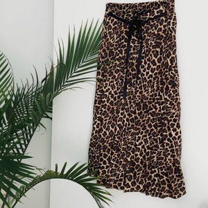 HIGHT WAIST ANIMAL PRINT SKIRT